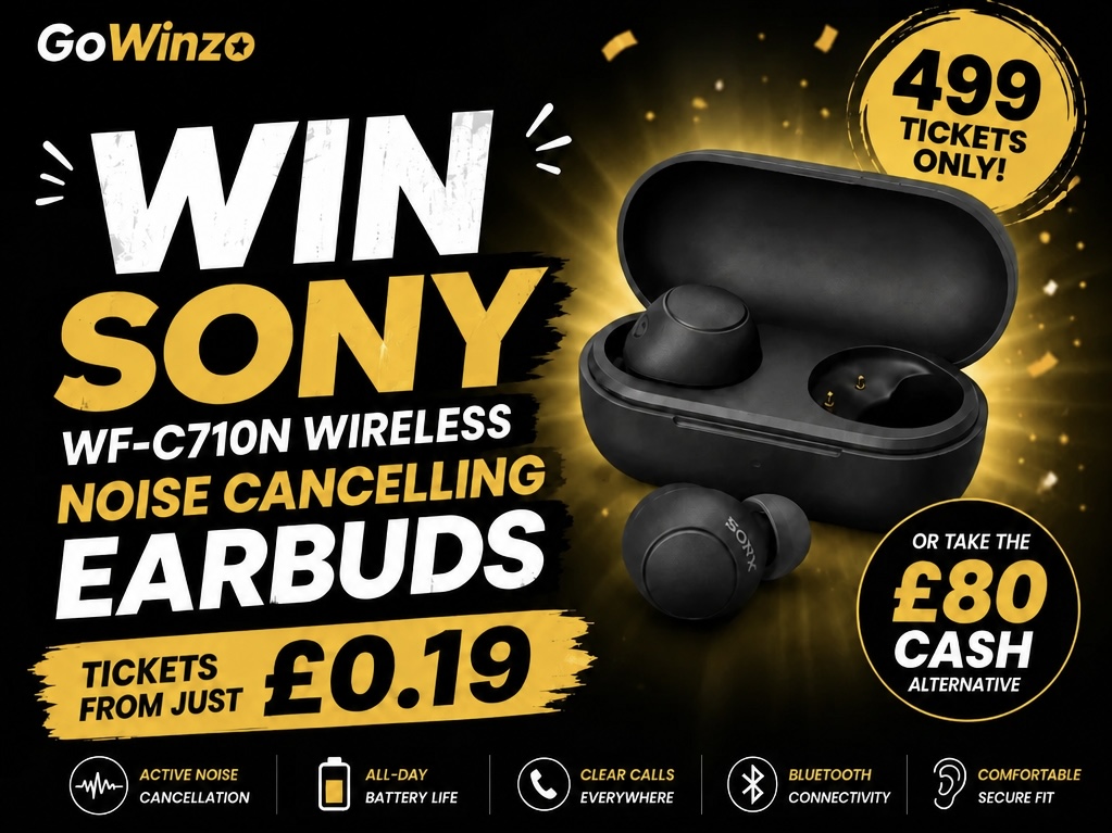 🎧 Sony WF-C710N Wireless Noise Cancelling Earbuds or £80 Cash