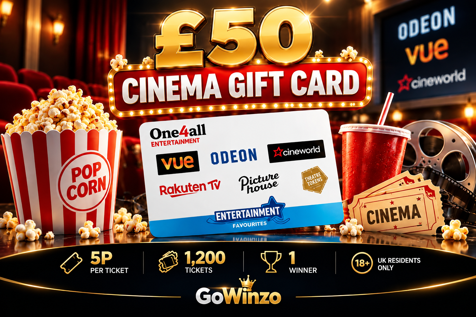 🎬 WIN A £50 CINEMA NIGHT! 🍿
